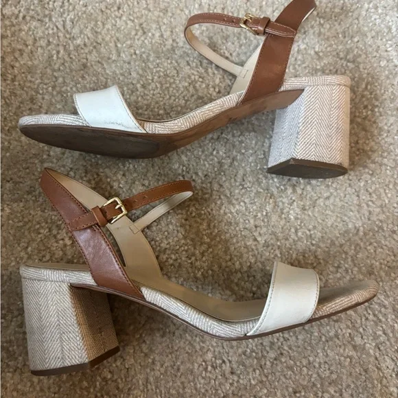 Cole Haan Women's Sandals in Cream and Tan - Picture 6 of 12